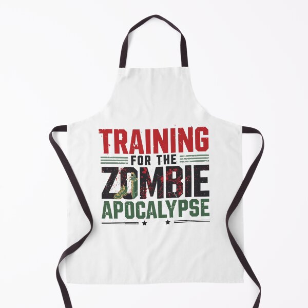 Item preview, Training for the Zombie Apocalypse – Funny Fitness & Running Design designed and sold by SlomianyPisarz.