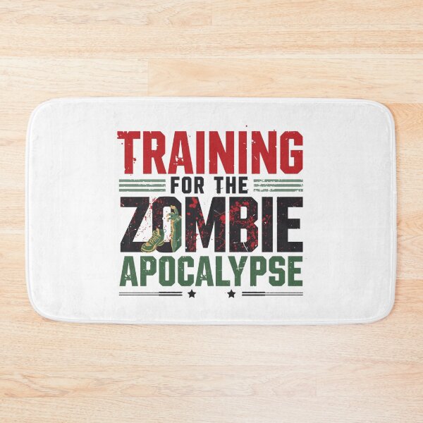 Item preview, Training for the Zombie Apocalypse – Funny Fitness & Running Design designed and sold by SlomianyPisarz.