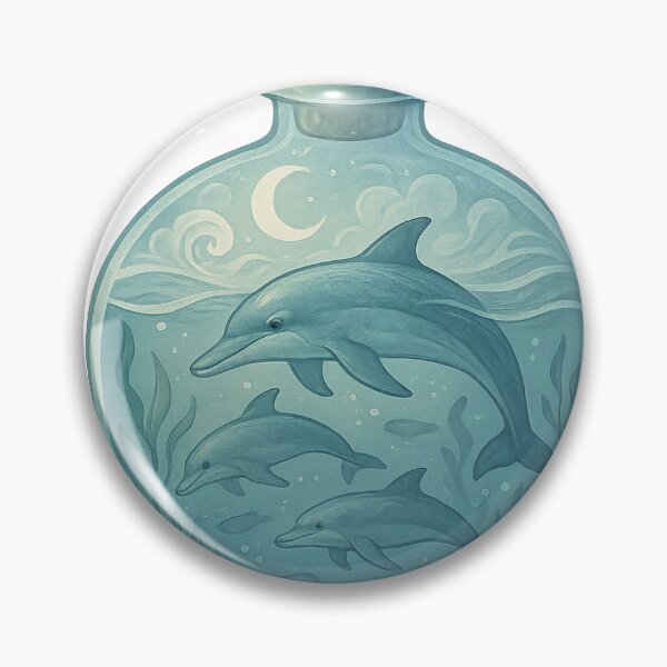 Item preview, Dolphins in a Bottle Terrarium designed and sold by thehaywirehoney.