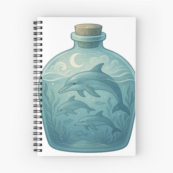 Item preview, Dolphins in a Bottle Terrarium designed and sold by thehaywirehoney.