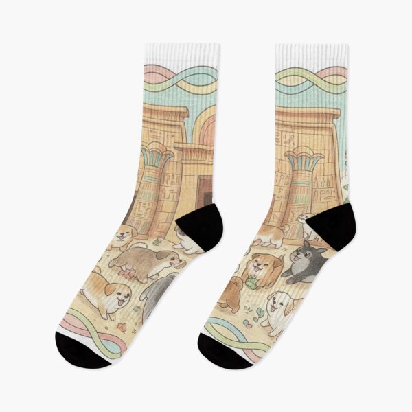 Item preview, Doggies in Ancient Egypt designed and sold by Yooby Original.