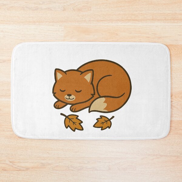 Item preview, Cozy Sleeping Fox – Cute Autumn Woodland Animal Illustration designed and sold by CanvasFox.