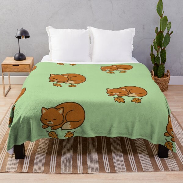 Item preview, Cozy Sleeping Fox – Cute Autumn Woodland Animal Illustration designed and sold by CanvasFox.