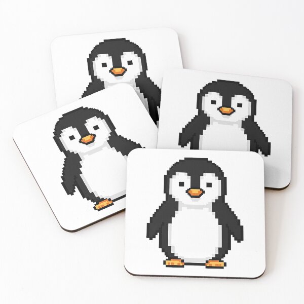 Item preview, Cute Pixel Penguin Art 8-Bit Animal designed and sold by k3rstman1.