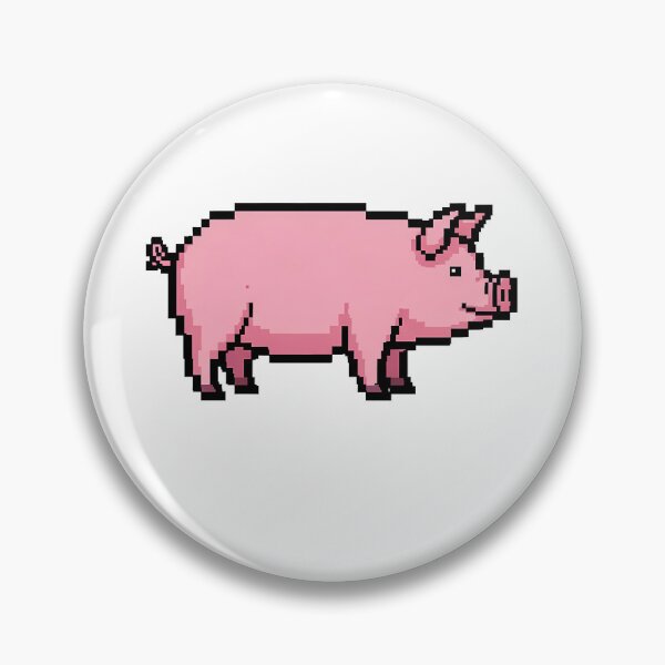 Item preview, Pixel Art Pig Cute Farm Animal Swine designed and sold by k3rstman1.
