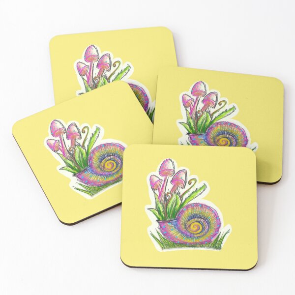 Item preview, Botanical snail mushrooms  designed and sold by NakeeNakaa.