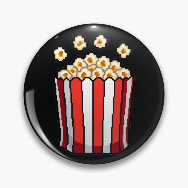 Item preview, Pixel Popcorn Retro Movie Snack Cinema designed and sold by k3rstman1.
