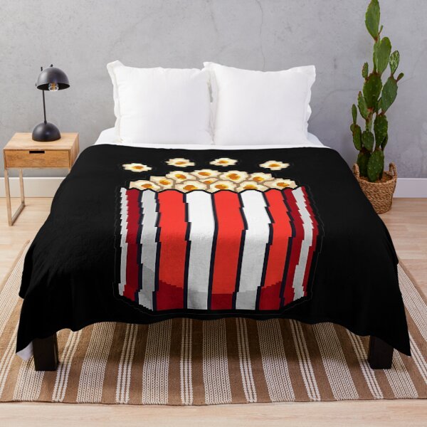 Item preview, Pixel Popcorn Retro Movie Snack Cinema designed and sold by k3rstman1.