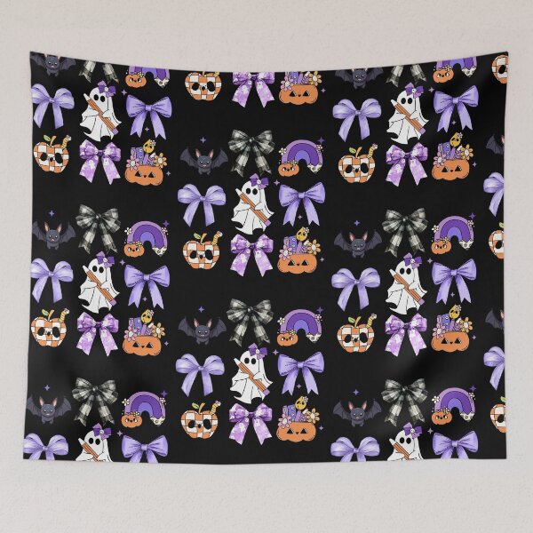 Item preview, Kawaii Halloween Elements Set with Bows and Ghosts designed and sold by Polarisofficial.