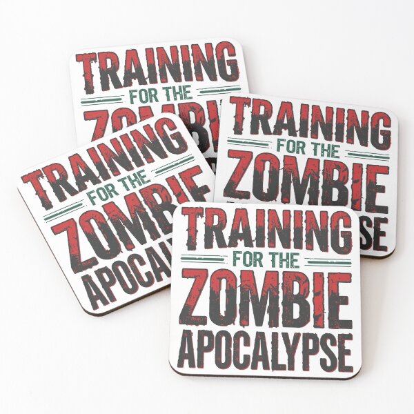 Item preview, Training for the Zombie Apocalypse – Funny Fitness & Running Design designed and sold by SlomianyPisarz.