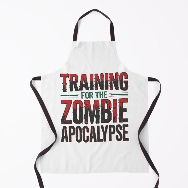 Item preview, Training for the Zombie Apocalypse – Funny Fitness & Running Design designed and sold by SlomianyPisarz.