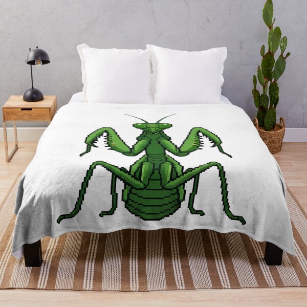 Item preview, Pixel Art Praying Mantis Insect Bug designed and sold by k3rstman1.