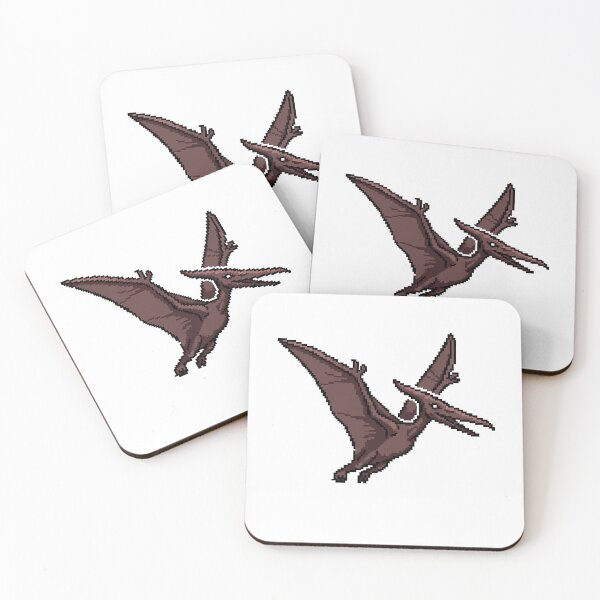 Item preview, Pterodactyl Pixel Art Dinosaur Retro designed and sold by k3rstman1.