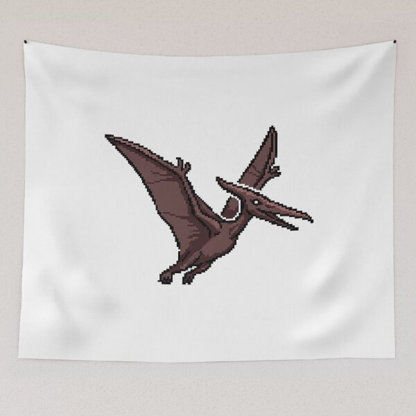 Item preview, Pterodactyl Pixel Art Dinosaur Retro designed and sold by k3rstman1.