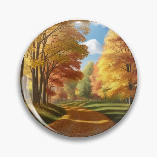 Item preview, “Autumn Trail: Golden Forest in Every Step” / “Sentiero d’Autunno: Foresta Dorata in Ogni Passo” / Sendero de Otoño: Bosque Dorado a Cada Paso designed and sold by The Natural Image.