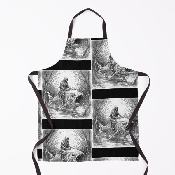 Item preview, A Deth Riding A Weird Fish designed and sold by THEPURITYSTAR.