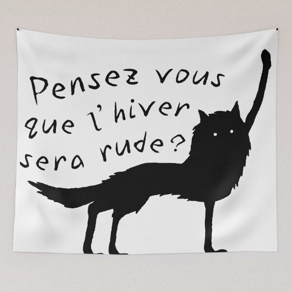 Item preview, French wolf designed and sold by seancarolan.