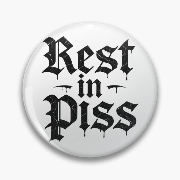Item preview, Rest in P: Dark Humor Blackletter Design designed and sold by Sonic Nova Studios.