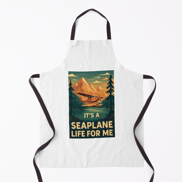 Item preview, It’s a Seaplane Life for Me – Retro Floatplane Adventure Art designed and sold by RogueSymmetry.