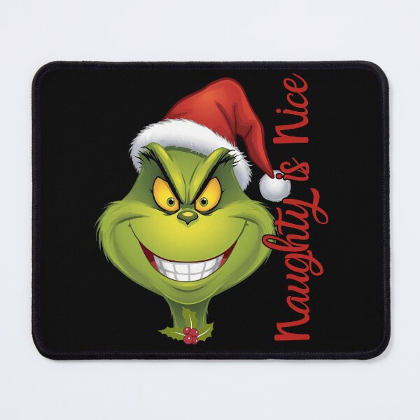 Item preview, The Grinch - Naughty is Nice - Grinch - Classic Grinch - Funny Christmas Statement designed and sold by AnnieStyleDesign.