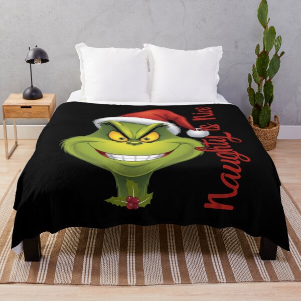 Item preview, The Grinch - Naughty is Nice - Grinch - Classic Grinch - Funny Christmas Statement designed and sold by AnnieStyleDesign.