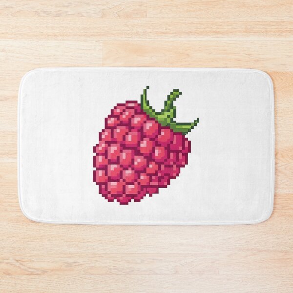 Item preview, Pixel Art Raspberry Fruit Retro Berry designed and sold by k3rstman1.