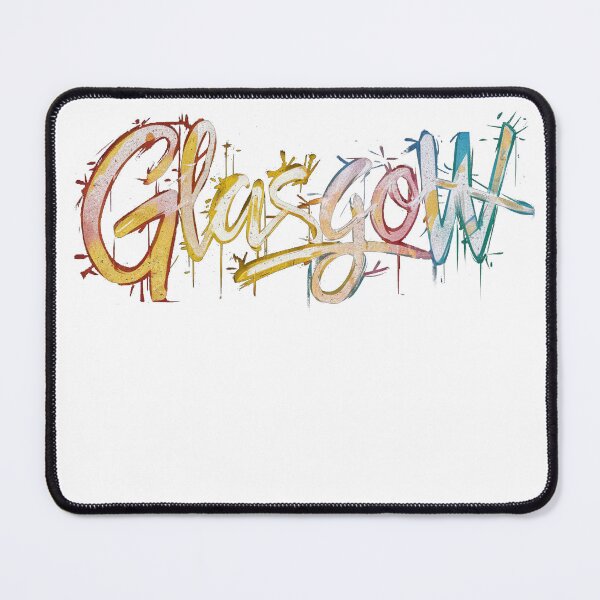 Item preview, Glasgow Watercolor Graffiti - Scottish City Art designed and sold by Loom on the Loch.
