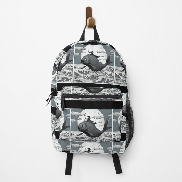 Item preview, A Deth Riding A Weird Fish designed and sold by THEPURITYSTAR.