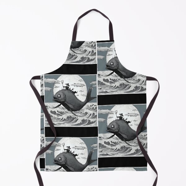 Item preview, A Deth Riding A Weird Fish designed and sold by THEPURITYSTAR.