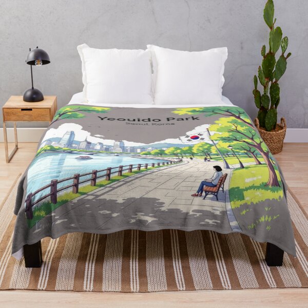 Item preview,  Yeouido Park Seoul Korea – 3D Cute Minimal Sketch ,  designed and sold by PaintMeWorld.