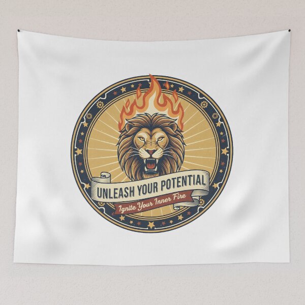 Item preview, Unleash Your Potential | Ignite Your Inner Fire designed and sold by DailyVibesMerch.