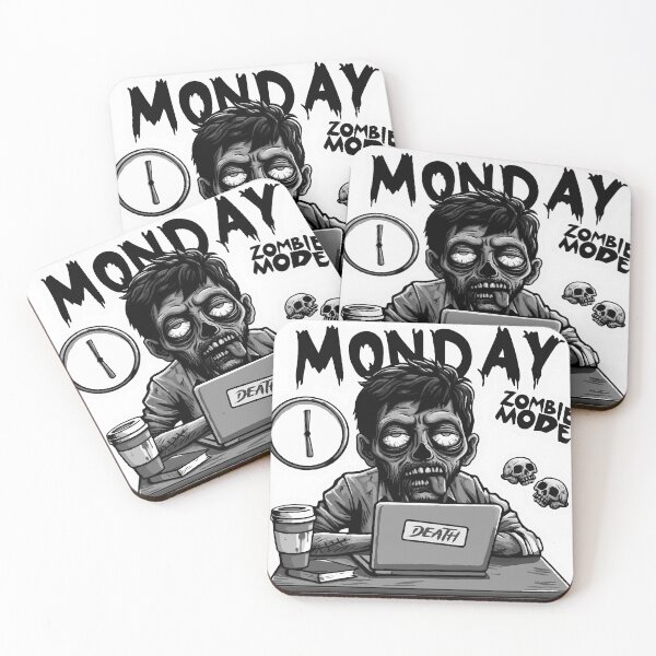 Item preview, Monday: Zombie Mode (Gray) designed and sold by zienaxd.