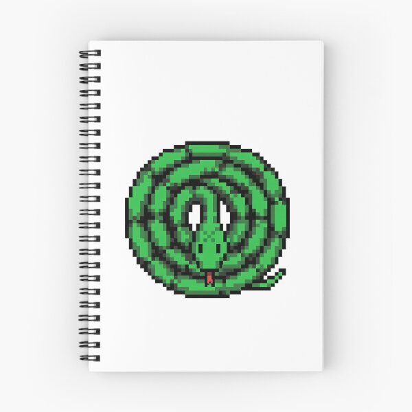 Item preview, Pixel Art Green Coiled Snake Retro designed and sold by k3rstman1.