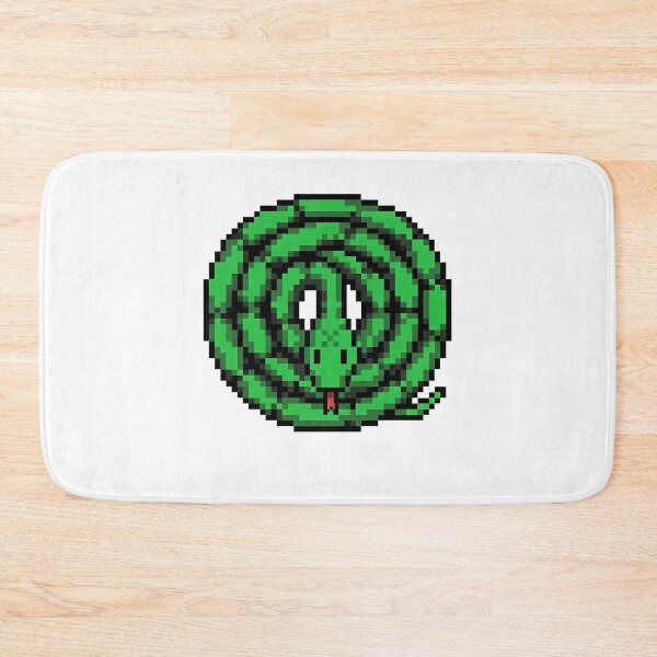 Item preview, Pixel Art Green Coiled Snake Retro designed and sold by k3rstman1.