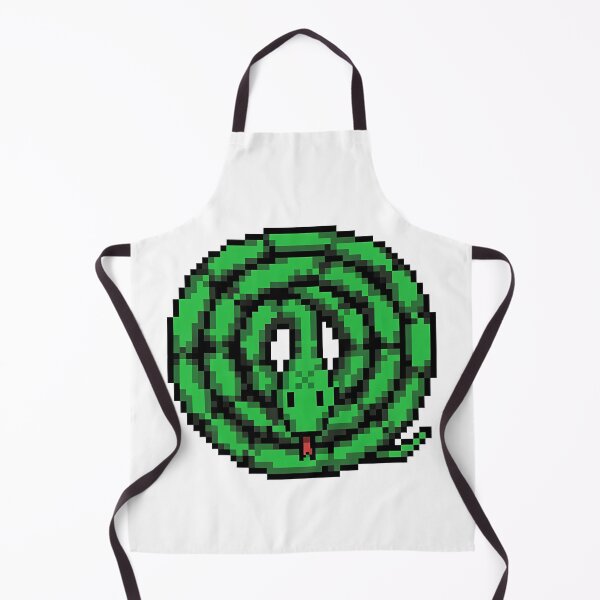Item preview, Pixel Art Green Coiled Snake Retro designed and sold by k3rstman1.