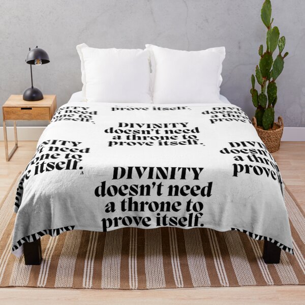 Item preview, DIVINITY doesn’t need a throne to prove itself. designed and sold by Finds.