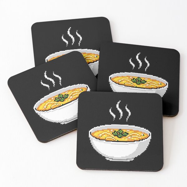 Item preview, Hot Soup Pixel Art Comfort Food designed and sold by k3rstman1.