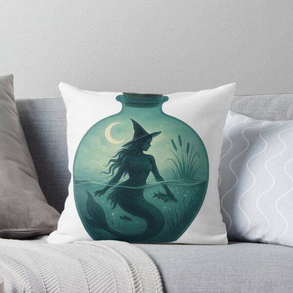 Item preview, Dark Sea Witch in a Bottle Terrarium designed and sold by thehaywirehoney.