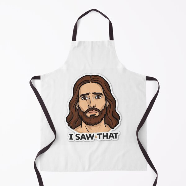 Item preview, Funny Jesus Meme – “I Saw That” Sticker | Hilarious Christian Humor Gift | Trendy Religious Meme Poster designed and sold by Customprinthub1.