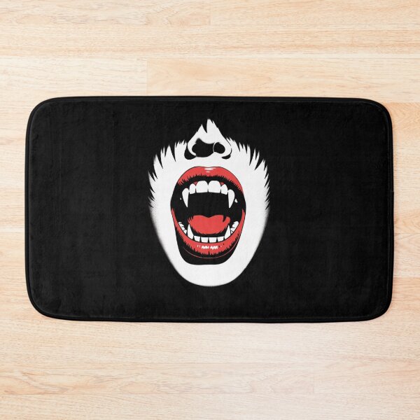 Item preview, Vampire Bite – Gothic Horror Mouth T-Shirt | Bold Fang Design on Black designed and sold by teevoxx.
