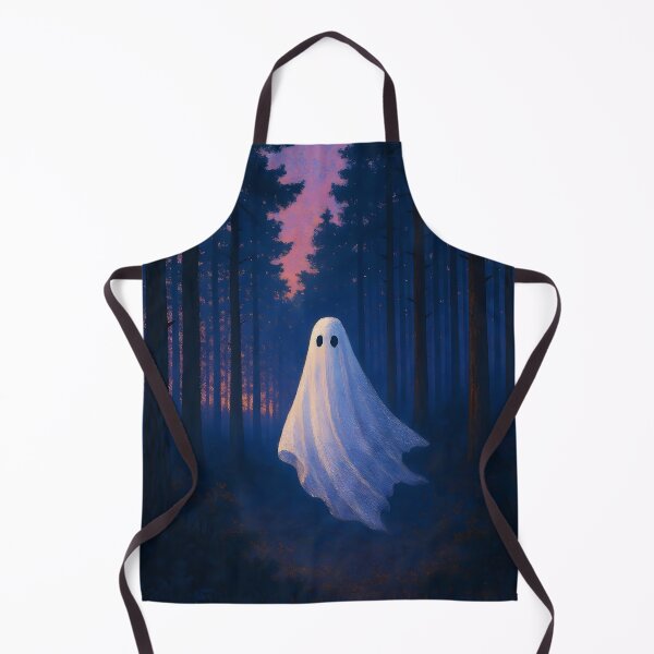 Item preview, Ghost in the Pine Forest – Twilight Wanderer Illustration designed and sold by EmeraldeaArt.