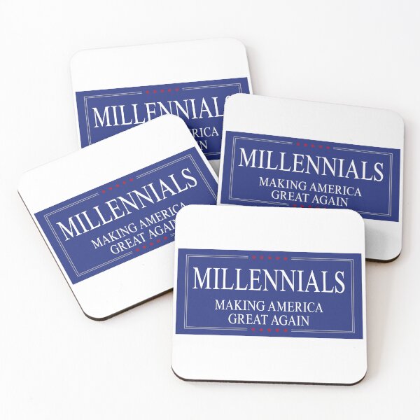 Item preview, Millennials Making America Great Again MAGA Art designed and sold by RedWaveGals.