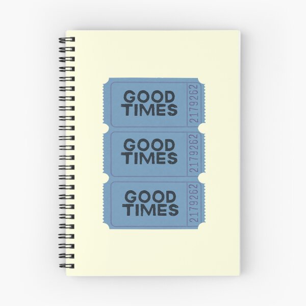 Item preview, good times tickets (blue) designed and sold by menheraaudino.