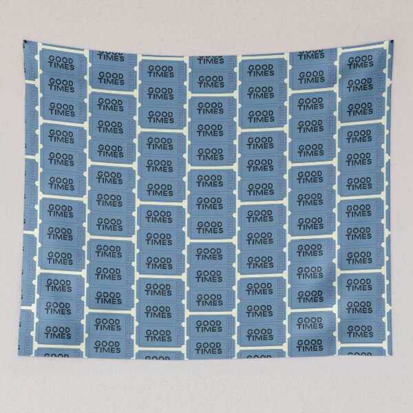 Item preview, good times tickets (blue) designed and sold by menheraaudino.