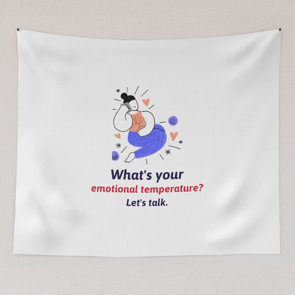 Item preview, What's your emotional temperature? Let's talk. - counseling psychologist designed and sold by TaurusC95.