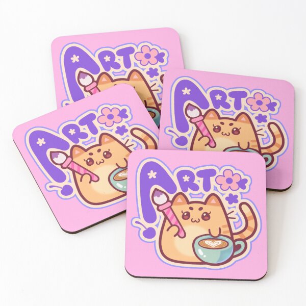 Item preview, Artsy Cat designed and sold by LollyCatArt.