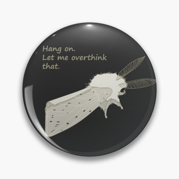 Item preview, Overthinking Moth designed and sold by SKETCHYANDGRAPHIC.