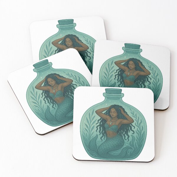 Item preview, Mermaid in a Bottle Terrarium designed and sold by thehaywirehoney.