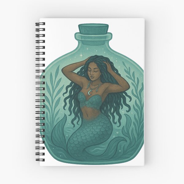 Item preview, Mermaid in a Bottle Terrarium designed and sold by thehaywirehoney.