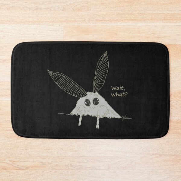 Item preview, Wait, What? - Cute Confused Moth designed and sold by SKETCHYANDGRAPHIC.